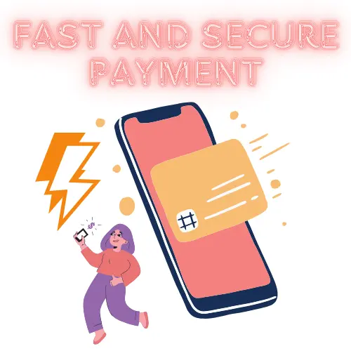 A visual representation of secure payments highlights the importance of speed & security in transactions.